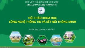 Hội Thảo Khoa Học “Công Nghệ Thông Tin Và Kết Nối Thông Minh”