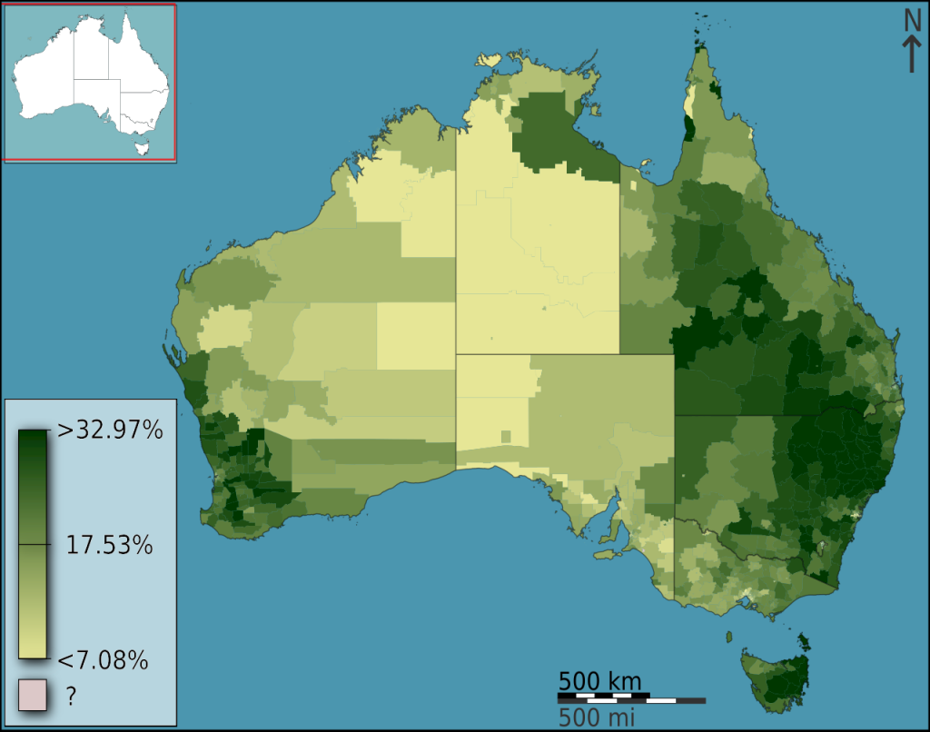 Bản đồ GIS Choropleth
